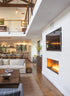Ecosmart Fire Flex 50SS Single Sided Fireplace Insert - Black Finish / Black Burner - ESF.FX.50SS.B